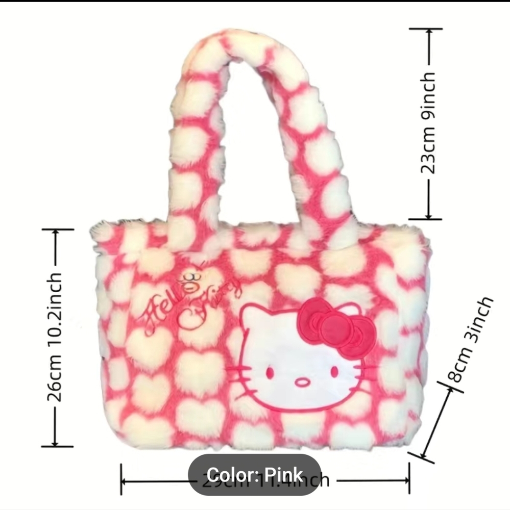 Hello kitty fur purse Hello kitty purse Hello kitty purse Hello kitty purse - Picture 6 of 14